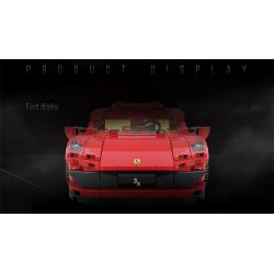 QuanGuan 100137 Quan Guan 100137 non  FERRARI 458. bộ đồ chơi xếp lắp ráp ghép mô hình Speed Champions Racing Cars Đua Xe Công Thức 332 khối