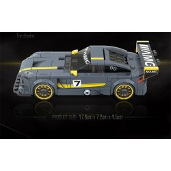 QuanGuan 100131 Quan Guan 100131 UMILE C0316 0316 non  TỰ HÀO AMG GT. bộ đồ chơi xếp lắp ráp ghép mô hình Speed Champions Racing Cars Đua Xe Công Thức 365 khối