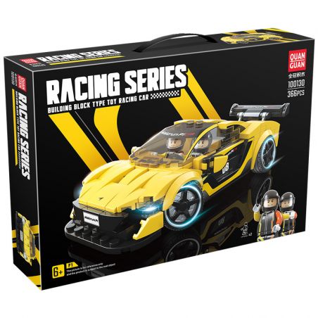 QuanGuan 100130 Quan Guan 100130 non  MCLAREN P1. bộ đồ chơi xếp lắp ráp ghép mô hình Speed Champions Racing Cars Đua Xe Công Thức 366 khối