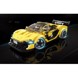 QuanGuan 100130 Quan Guan 100130 non  MCLAREN P1. bộ đồ chơi xếp lắp ráp ghép mô hình Speed Champions Racing Cars Đua Xe Công Thức 366 khối