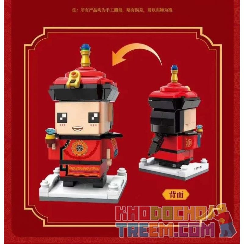 KEEPPLEY K10115 10115 non  TỐT LÀNH bộ đồ chơi xếp lắp ráp ghép mô hình Brickheadz Nhân Vật Đầu To