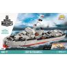 COBI 3080 4807 non  KHU TRỤC HẠM BLIKSEM bộ đồ chơi xếp lắp ráp ghép mô hình Military Army DESTROYER ORP BŁYSKAWICA Quân Sự Bộ Đội 680 khối