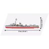 COBI 3080 4807 non  KHU TRỤC HẠM BLIKSEM bộ đồ chơi xếp lắp ráp ghép mô hình Military Army DESTROYER ORP BŁYSKAWICA Quân Sự Bộ Đội 680 khối