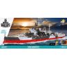 COBI 3082 non  CHIẾN HẠM KIỆT QUỆ bộ đồ chơi xếp lắp ráp ghép mô hình Military Army HMS WARSPITE Quân Sự Bộ Đội 1420 khối