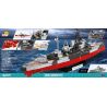COBI 3082 non  CHIẾN HẠM KIỆT QUỆ bộ đồ chơi xếp lắp ráp ghép mô hình Military Army HMS WARSPITE Quân Sự Bộ Đội 1420 khối