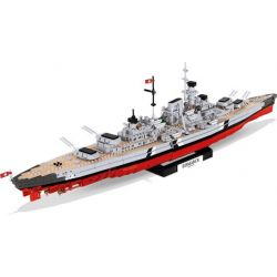 COBI 3081 non  CHIẾN HẠM BISMARCK bộ đồ chơi xếp lắp ráp ghép mô hình Military Army BATTLESHIP BISMARCK Quân Sự Bộ Đội 197 khối