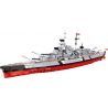 COBI 3081 non  CHIẾN HẠM BISMARCK bộ đồ chơi xếp lắp ráp ghép mô hình Military Army BATTLESHIP BISMARCK Quân Sự Bộ Đội 197 khối