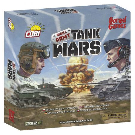 COBI 22104 non  TRẬN CHIẾN XE TĂNG bộ đồ chơi xếp lắp ráp ghép mô hình Military Army TANK WARS Quân Sự Bộ Đội 232 khối