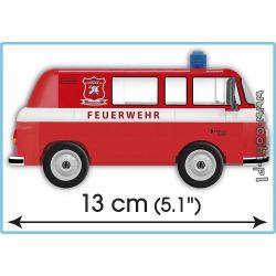 COBI 24594 non  XE CỨU HỎA BALKAS B1000 bộ đồ chơi xếp lắp ráp ghép mô hình Creator BARKAS B1000 FEUERWEHR Sáng Tạo 150 khối