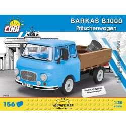 COBI 24593 non  BÁN TẢI BALKAS B1000 bộ đồ chơi xếp lắp ráp ghép mô hình Creator BARKAS B1000 PRITSCHENWAGEN Sáng Tạo 156 khối