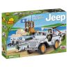COBI 24253 non  TUẦN TRA BỜ BIỂN WILLIS MB bộ đồ chơi xếp lắp ráp ghép mô hình Military Army WILLYS MB COAST PATROL Quân Sự Bộ Đội 250 khối