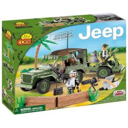 COBI 24200 non  WILLIS MB VÀ MORTAR bộ đồ chơi xếp lắp ráp ghép mô hình  WILLYS MB WITH MORTAR Kỹ Thuật Công Nghệ Cao Mô Hình Phương Tiện 200 khối
