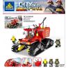 Kazi KY80528 80528 non  XE CỨU HỎA BỒN NƯỚC KIỂU ĐỔ bộ đồ chơi xếp lắp ráp ghép mô hình Fire Rescure CITY FIRE 410 khối