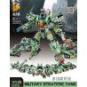 PanlosBrick 633029 Panlos Brick 633029 non  BỒN ĐA CHỨC NĂNG 35 THAY ĐỔI THÀNH NHIỀU HÌNH DẠNG KHÁC NHAU bộ đồ chơi xếp lắp ráp ghép mô hình Military Army MILITARY STRATEGIC TANK Quân Sự Bộ Đội 832 khối