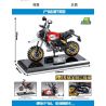 SEMBO 701117 non  DUKADI SA MẠC XE MÁY bộ đồ chơi xếp lắp ráp ghép mô hình Motorcycle Motorbike DUCATI SCRAMBLER DESERT SLED Xe Hai Bánh 212 khối