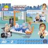 COBI 1760 non  PHÒNG CẤP CỨU bộ đồ chơi xếp lắp ráp ghép mô hình City EMERGENCY ROOM Thành Phố 40 khối