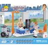 COBI 1760 non  PHÒNG CẤP CỨU bộ đồ chơi xếp lắp ráp ghép mô hình City EMERGENCY ROOM Thành Phố 40 khối