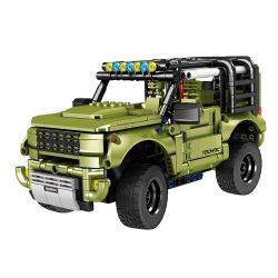 ZHEGAO QL0424 0424 non  LAND ROVER DEFENDER PULL BACK bộ đồ chơi xếp lắp ráp ghép mô hình  Kỹ Thuật Công Nghệ Cao Mô Hình Phương Tiện 763 khối