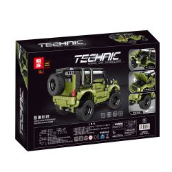 ZHEGAO QL0424 0424 non  LAND ROVER DEFENDER PULL BACK bộ đồ chơi xếp lắp ráp ghép mô hình  Kỹ Thuật Công Nghệ Cao Mô Hình Phương Tiện 763 khối