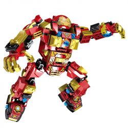 PRCK 64051 non  LOCKE SO VỚI NGƯỜI SẮT bộ đồ chơi xếp lắp ráp ghép mô hình Super Heroes AVENGEMT 4 Siêu Nhân Anh Hùng 318 khối