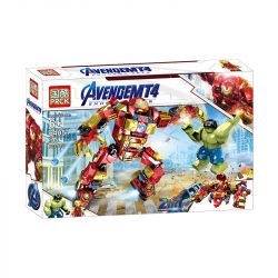 PRCK 64051 non  LOCKE SO VỚI NGƯỜI SẮT bộ đồ chơi xếp lắp ráp ghép mô hình Super Heroes AVENGEMT 4 Siêu Nhân Anh Hùng 318 khối