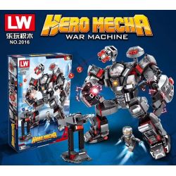 LW 2016 non  MÁY CHIẾN TRANH MÓC VŨ TRANG NẶNG bộ đồ chơi xếp lắp ráp ghép mô hình Super Heroes HERO MECHA WAR MACHINE BUSTER Siêu Nhân Anh Hùng 556 khối
