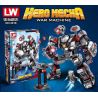 LW 2016 non  MÁY CHIẾN TRANH MÓC VŨ TRANG NẶNG bộ đồ chơi xếp lắp ráp ghép mô hình Super Heroes HERO MECHA WAR MACHINE BUSTER Siêu Nhân Anh Hùng 556 khối