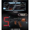 ZHEGAO QL0451 0451 non  SÚNG TRƯỜNG TẤN CÔNG AKS-74U bộ đồ chơi xếp lắp ráp ghép mô hình  MHWP AKS-74U Kỹ Thuật Công Nghệ Cao Mô Hình Phương Tiện 881 khối