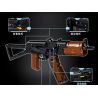 ZHEGAO QL0451 0451 non  SÚNG TRƯỜNG TẤN CÔNG AKS-74U bộ đồ chơi xếp lắp ráp ghép mô hình  MHWP AKS-74U Kỹ Thuật Công Nghệ Cao Mô Hình Phương Tiện 881 khối