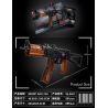 ZHEGAO QL0451 0451 non  SÚNG TRƯỜNG TẤN CÔNG AKS-74U bộ đồ chơi xếp lắp ráp ghép mô hình  MHWP AKS-74U Kỹ Thuật Công Nghệ Cao Mô Hình Phương Tiện 881 khối