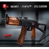 ZHEGAO QL0451 0451 non  SÚNG TRƯỜNG TẤN CÔNG AKS-74U bộ đồ chơi xếp lắp ráp ghép mô hình  MHWP AKS-74U Kỹ Thuật Công Nghệ Cao Mô Hình Phương Tiện 881 khối