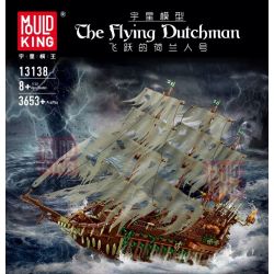 MouldKing 13138 Mould King 13138 non  NGƯỜI HÀ LAN NHẢY VỌT bộ đồ chơi xếp lắp ráp ghép mô hình Pirates Of The Caribbean THE FLYING DUTCHMAN Cướp Biển Vùng Caribe 3653 khối