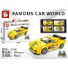 SEMBO 607321 SHENG YUAN SY 5104 non  HOA SEN bộ đồ chơi xếp lắp ráp ghép mô hình Racers FAMOUS CAR WORLD Đua Tốc Độ 325 khối