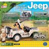 COBI 24093 non  WILLIS MB JEEP BẮC PHI 1943 bộ đồ chơi xếp lắp ráp ghép mô hình Military Army JEEP WILLYS MB NORTH AFRICA 1943 Quân Sự Bộ Đội 90 khối