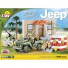 COBI 24302 non  WILLIS MB JEEP BARRACK AND CHECKPOINT bộ đồ chơi xếp lắp ráp ghép mô hình Military Army JEEP WILLYS MB BARRACKS WITH CHECKPOINT Quân Sự Bộ Đội 300 khối