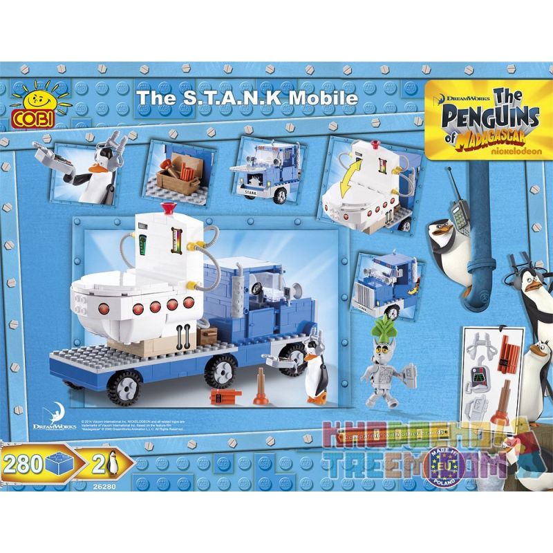 COBI 26280 non  XE S.T.A.N.K. bộ đồ chơi xếp lắp ráp ghép mô hình  THE S.T.A.N.K. MOBILE Kỹ Thuật Công Nghệ Cao Mô Hình Phương Tiện 280 khối