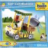COBI 26080 non  XE GOLF CRAZY bộ đồ chơi xếp lắp ráp ghép mô hình Movie & Game GOLF CART MADNESS Phim Và Trò Chơi 80 khối