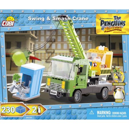 COBI 26230 non  CẦN TRỤC CON LẮC bộ đồ chơi xếp lắp ráp ghép mô hình Movie & Game SWING & SMASH CRANE Phim Và Trò Chơi 320 khối
