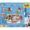 COBI 26400 non  PHIÊU LƯU SỞ THÚ CỦA JULIAN KING bộ đồ chơi xếp lắp ráp ghép mô hình Movie & Game KING JULIEN'S ZOO ADVENTURE Phim Và Trò Chơi 420 khối