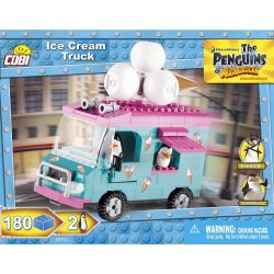 COBI 26172 non  XE BÁN KEM bộ đồ chơi xếp lắp ráp ghép mô hình Movie & Game ICE CREAM TRUCK Phim Và Trò Chơi 180 khối