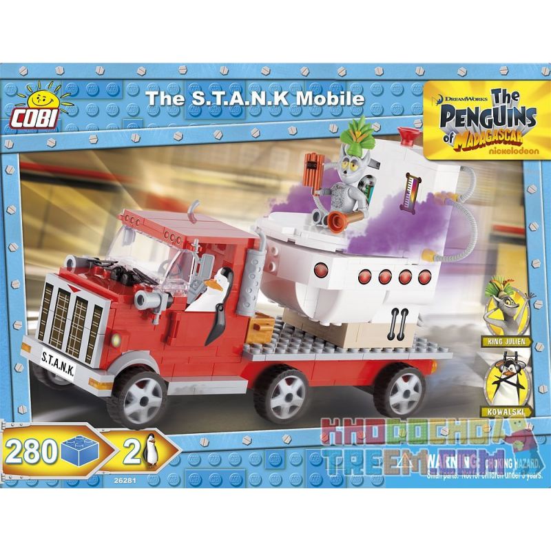 COBI 26281 non  XE S.T.A.N.K. bộ đồ chơi xếp lắp ráp ghép mô hình Movie & Game THE S.T.A.N.K. MOBILE Phim Và Trò Chơi 280 khối