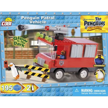 COBI 26174 non  XE TUẦN TRA PENGUIN bộ đồ chơi xếp lắp ráp ghép mô hình Movie & Game PENGUIN PATROL VEHICLE Phim Và Trò Chơi 195 khối