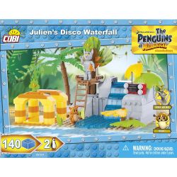 COBI 26154 non  THÁC DISCO CỦA JULIAN bộ đồ chơi xếp lắp ráp ghép mô hình Movie & Game JULIEN'S DISCO WATERFALL Phim Và Trò Chơi 140 khối