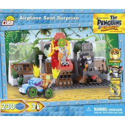 COBI 26232 non  GHẾ MÁY BAY BẤT NGỜ bộ đồ chơi xếp lắp ráp ghép mô hình Movie & Game AIRPLANE SEAT SURPRISE Phim Và Trò Chơi 230 khối