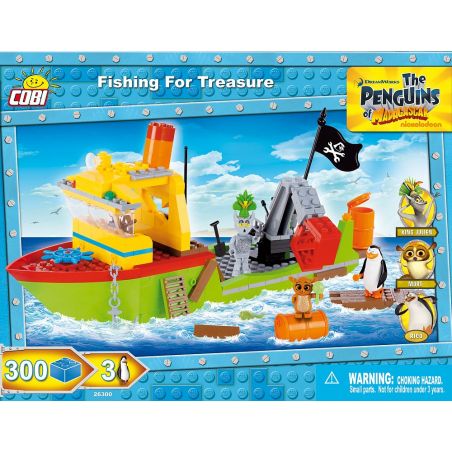 COBI 26300 non  KHO BÁU CỨU CÁNH bộ đồ chơi xếp lắp ráp ghép mô hình Movie & Game FISHING FOR TREASURE Phim Và Trò Chơi 300 khối