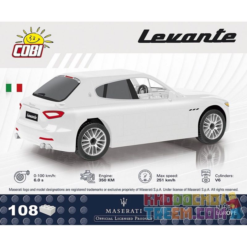 COBI 24560 24507 non  MASERATIRATE. bộ đồ chơi xếp lắp ráp ghép mô hình Creator MASERATI LEVANTE Sáng Tạo 108 khối
