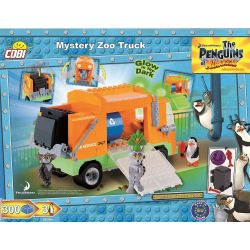 COBI 26301 non  XE TẢI SỞ THÚ BÍ ẨN bộ đồ chơi xếp lắp ráp ghép mô hình Movie & Game MYSTERY ZOO TRUCK Phim Và Trò Chơi 300 khối