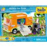COBI 26301 non  XE TẢI SỞ THÚ BÍ ẨN bộ đồ chơi xếp lắp ráp ghép mô hình Movie & Game MYSTERY ZOO TRUCK Phim Và Trò Chơi 300 khối