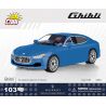 COBI 24564 non  MASERATI. bộ đồ chơi xếp lắp ráp ghép mô hình Creator MASERATI GHIBLI Sáng Tạo 103 khối