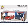 COBI 24568 non  BỘ PHỤ KIỆN GA RA MASERATI bộ đồ chơi xếp lắp ráp ghép mô hình Creator MASERATI GARAGE SET Sáng Tạo 500 khối